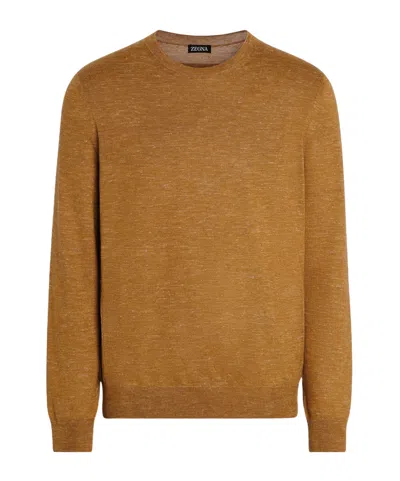 ZEGNA ZEGNA CREWNECK KNITTED JUMPER