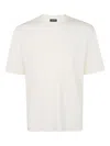 Zegna High Performance Wool Short Sleeve Tee In White