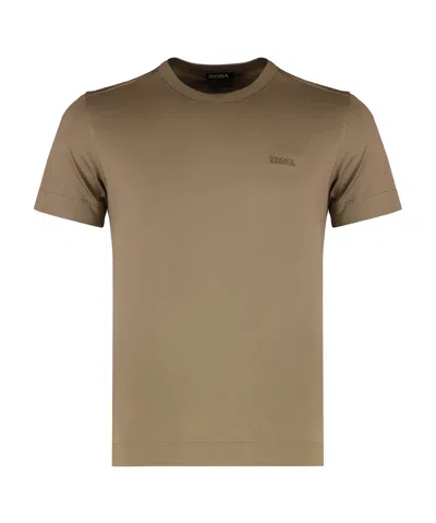 ZEGNA CREW-NECK COTTON T-SHIRT