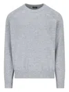Zegna Crew-neck Sweater In Gray
