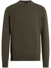 Zegna Oasi Cashmere Sweater In Green