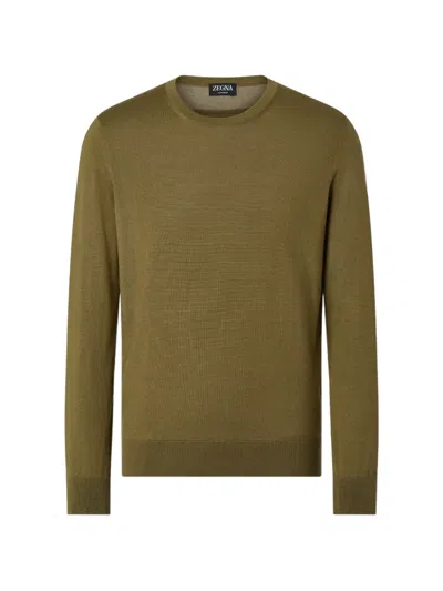 Zegna Crew-neck Sweater In Multi