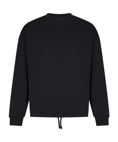 ZEGNA ZEGNA DRAWSTRING CREWNECK SWEATSHIRT