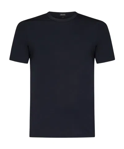 ZEGNA ZEGNA SHORT-SLEEVED CREWNECK T-SHIRT