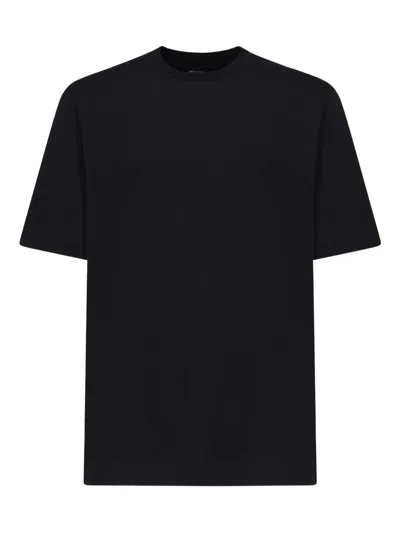 Zegna Crew-neck T-shirt In Black