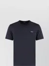 Zegna Crew-neck T-shirt In Cotton In Black