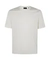 Zegna T-shirt In Cotone Bianco  Uomo In White