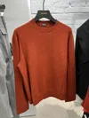 Zegna Crew-neck Wool-blend Jumper In Brown
