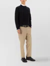 Zegna Crew Neck Wool Jersey Sweater