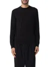 Zegna Men's Cashmere And Silk Sweater In Black