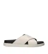 Zegna Crocodile Leather Panarea Slides In White