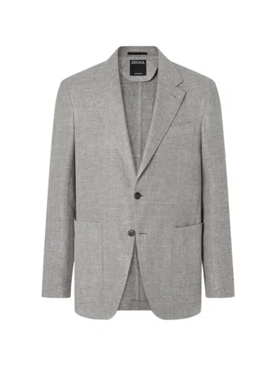 Zegna Crossover Jacket In Gray
