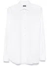 Zegna Cutaway-collar Shirt In White