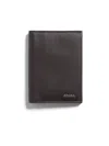 Zegna Dark Brown Secondskin Passport Case In Dark Brown