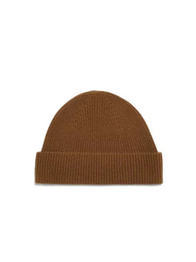 Zegna Dark Foliage Oasi Cashmere Beanie In Brown