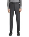 Zegna Dark Grey High Performance Wool Pants In Dark Gray