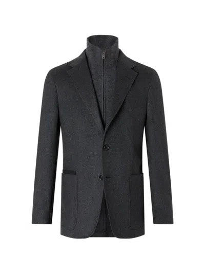 Zegna Men's Oasi Cashmere Jacket In Black