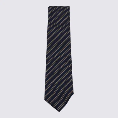 ZEGNA DARK NAVY SILK TIE