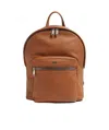 Zegna Foliage Deerskin Hoodie Backpack In Green