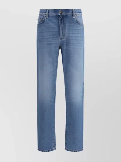 Zegna Classic Straight-leg Jeans In Blue