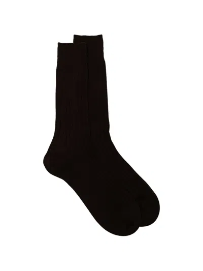 Zegna Deluxe Socks In Brown