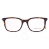 Zegna Demo Rectangular Men's Eyeglasses Ez5121 052 54