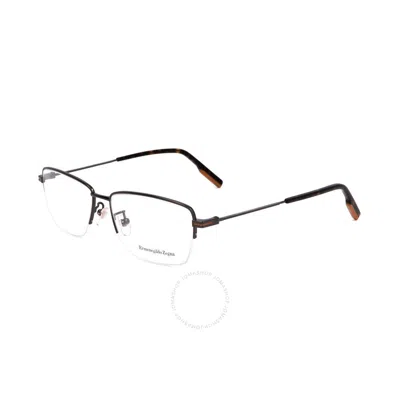 Zegna Demo Rectangular Men's Eyeglasses Ez5165-d 012 56