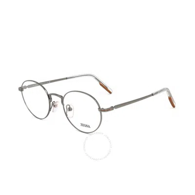 Zegna Demo Round Men's Eyeglasses Ez5205 008 49