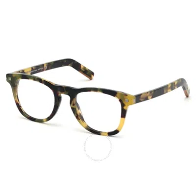 Zegna Demo Square Men's Eyeglasses Ez5137 056 49
