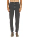 Zegna Denim Pants In Gray