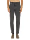 Zegna Denim Pants In Gray