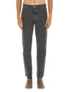 Zegna Denim Pants In Gray