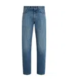 Zegna Men's Roccia Straight Leg Jeans In Blue