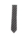 Zegna Diagonal-stripe Tie In Multi