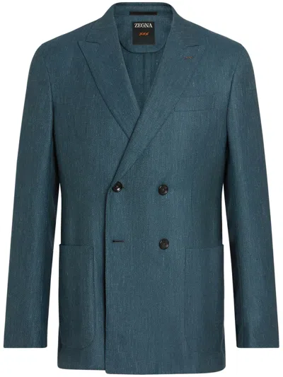 ZEGNA DOUBLE-BREASTED BLAZER
