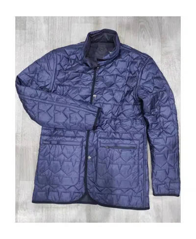 Zegna Double-sided Long-sleeved Casual Jacket In Blue