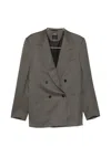 Zegna Double-breasted Wool Suit In Multi