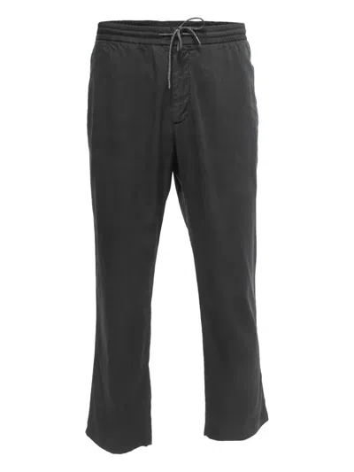 Pre-owned Zegna Drawstring Track Pants In Black