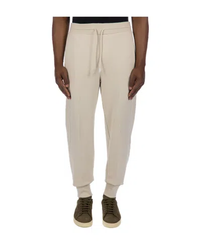 Zegna Drawstring Track Pants In Nude