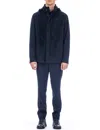 ZEGNA DRAWSTRING WAIST HOODED JACKET