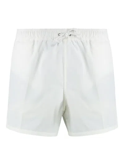 ZEGNA DRAWSTRING-WAIST SWIM SHORTS