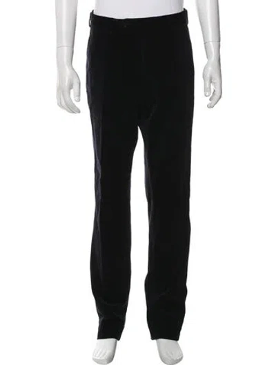 Pre-owned Zegna Dress Pants In Black