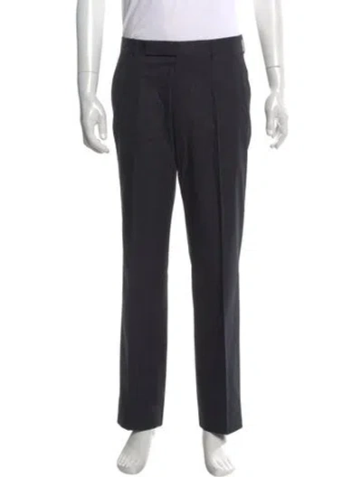 Pre-owned Zegna Dress Pants In Gray