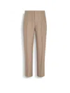 Zegna Oasi Straight-leg Linen Trousers In Dust Pink