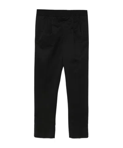 Zegna Elastic Casual Pants In Black