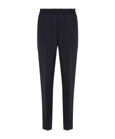 ZEGNA ZEGNA ELASTICATED WAISTBAND TROUSERS