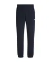 Zegna Cotton Track-pants With Elasticated Ankle Cuffs In Black