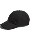 Zegna Blue Technical Fabric Baseball Cap In Black