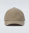 ZEGNA EMBROIDERED LINEN BASEBALL CAP