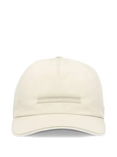Zegna Embroidered-logo Baseball Hat In White